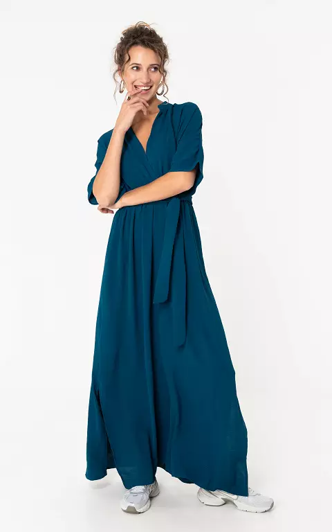 Maxi jurk petrol