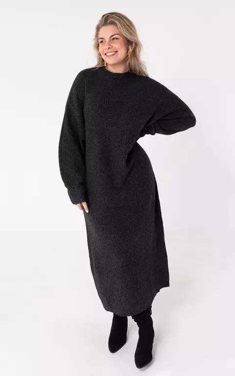 Maxikleid dunkelgrau
