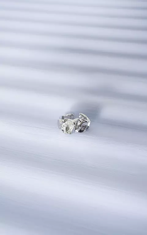 Open ring silver