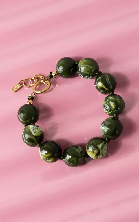 Perlen Armband grün
