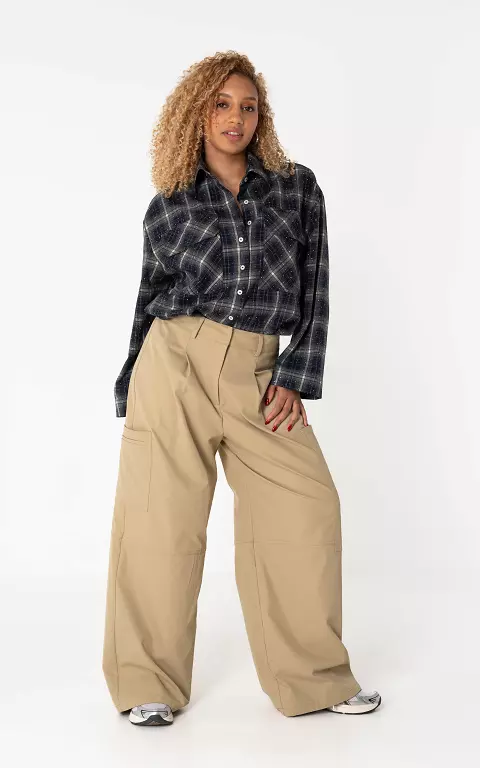 Cargo wide leg beige