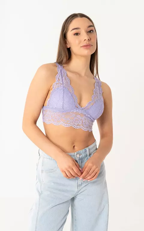 Spitzen Bralette flieder