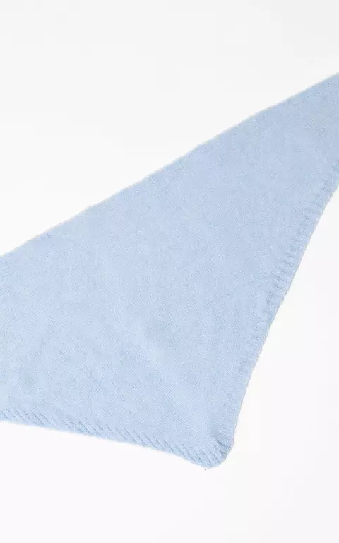 Point shawl light blue