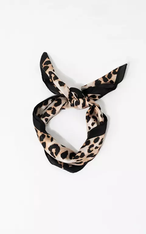 Scarf #106767 beige black