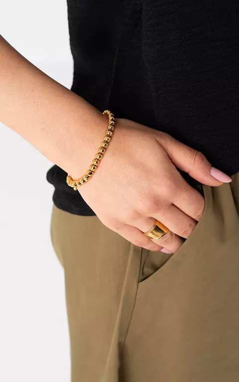 Beaded bracelet gold