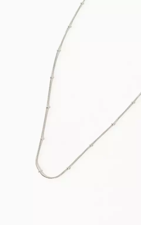 Adjustable necklace silver