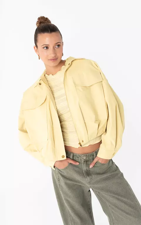 Balloon jacket lichtgeel