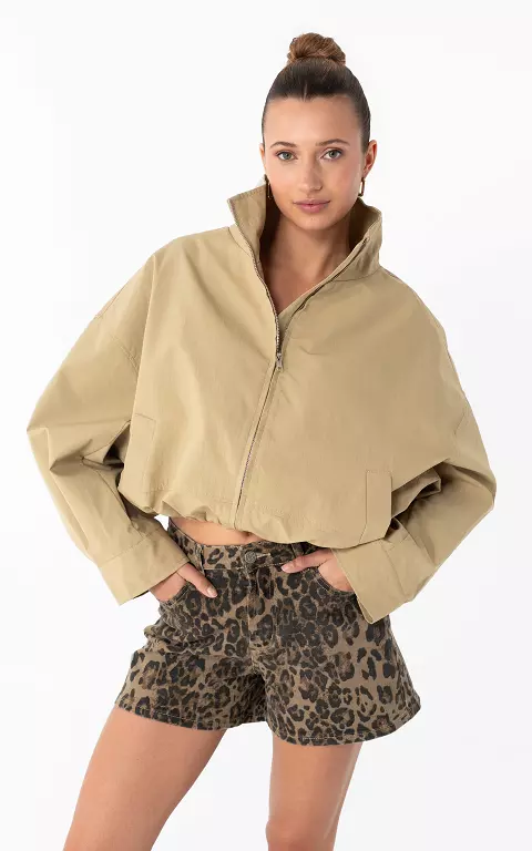 Verstellbare Jacke beige