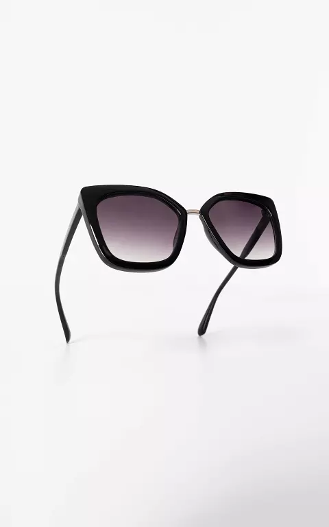 Cat eye zonnebril zwart