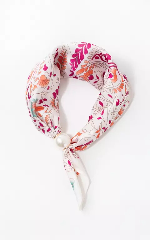 Silk shawltje roze