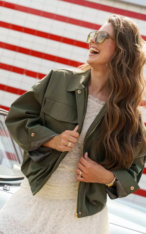 Balloon Jacke grün