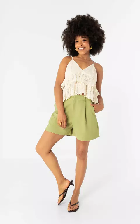 Tailored Shorts hellgrün