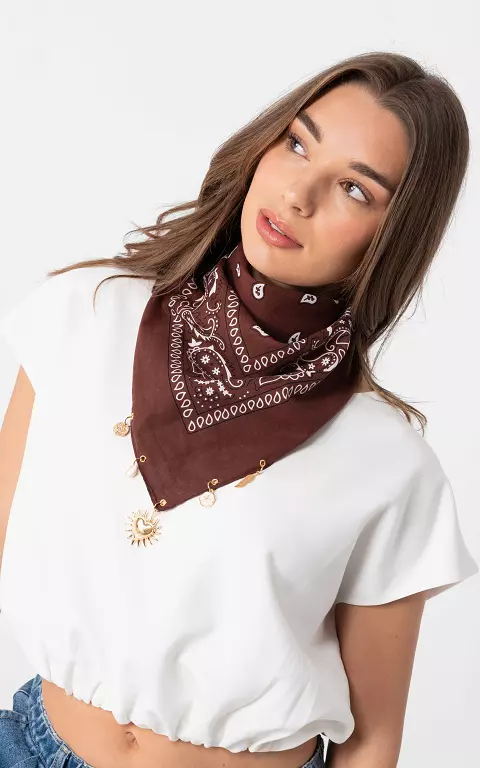 Scarf #108495 brown