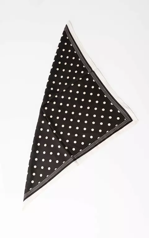 Scarf #108502 black cream