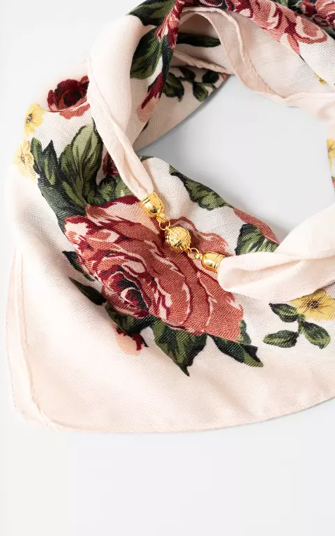 Viscose shawl roze