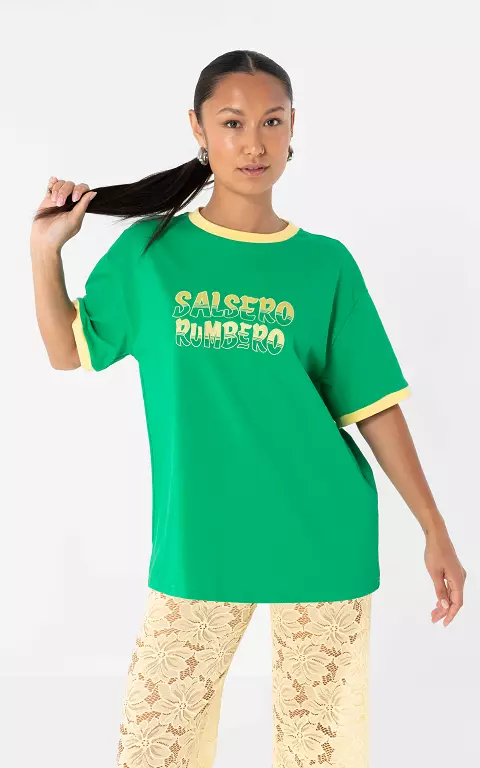 Shirt Salsero green yellow
