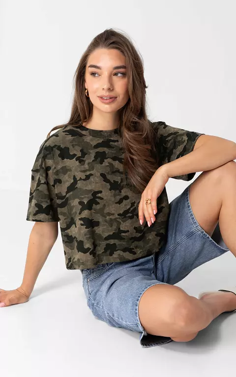Camo boxy shirt camo