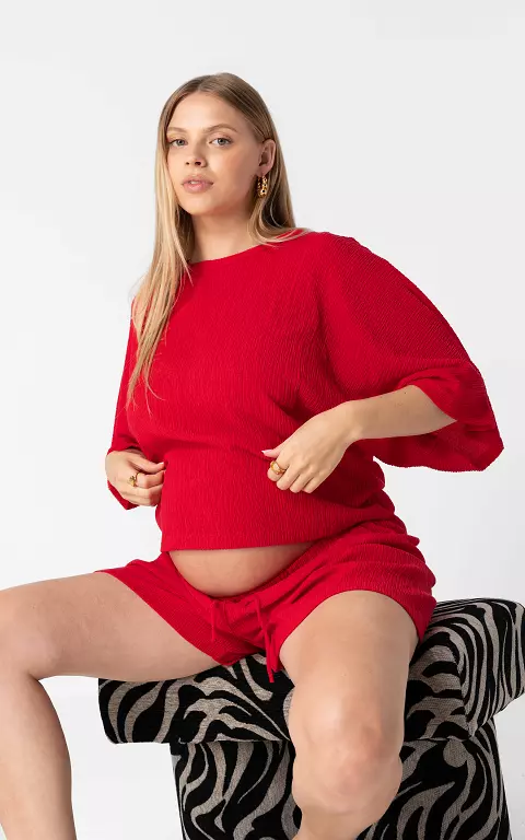 Stretch shirt rood