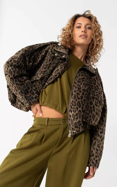 Jacke mit Leopardenmuster leopard