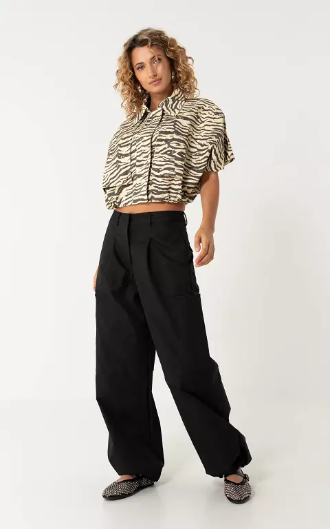 Cargo with drawstring black