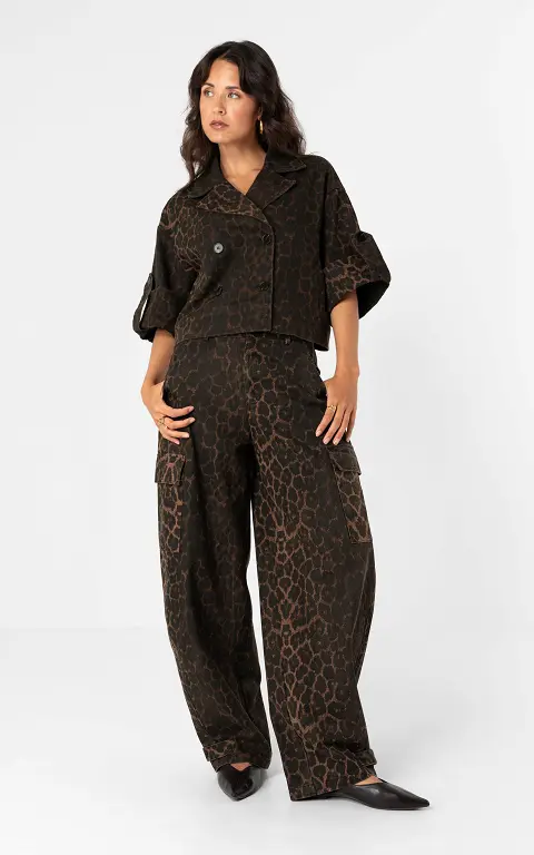 Leopard trousers leopard