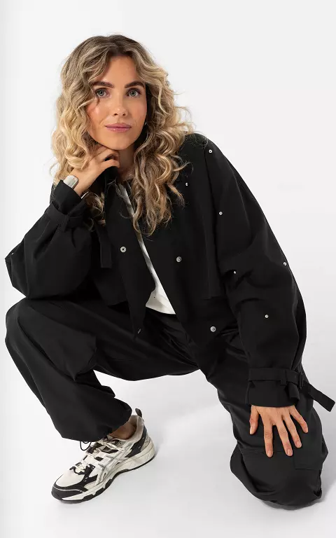Jacket with studs black