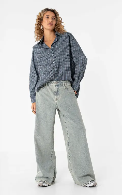 Wide leg jeans lichtblauw