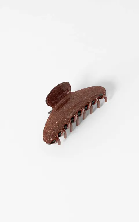 Haarclip donkerbruin