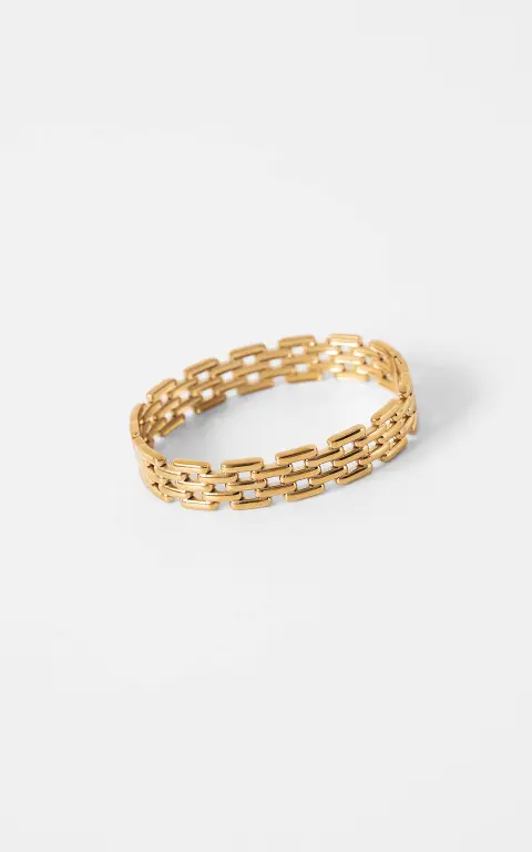 Multi chain bracelet gold