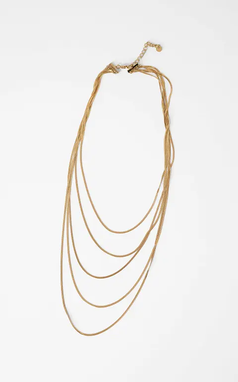 Layered necklace gold