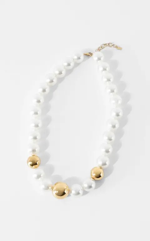 Perlenkette gold