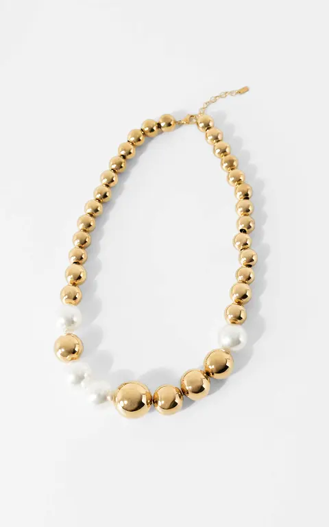 Perlenkette gold