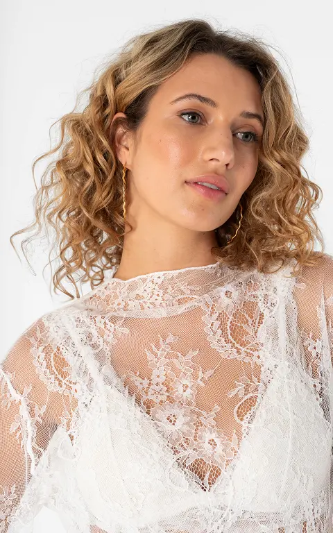 Large thin hoops gold