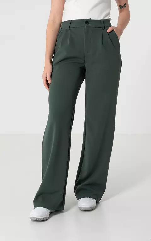 Basic Groene High Waist Jeans Jegging 
