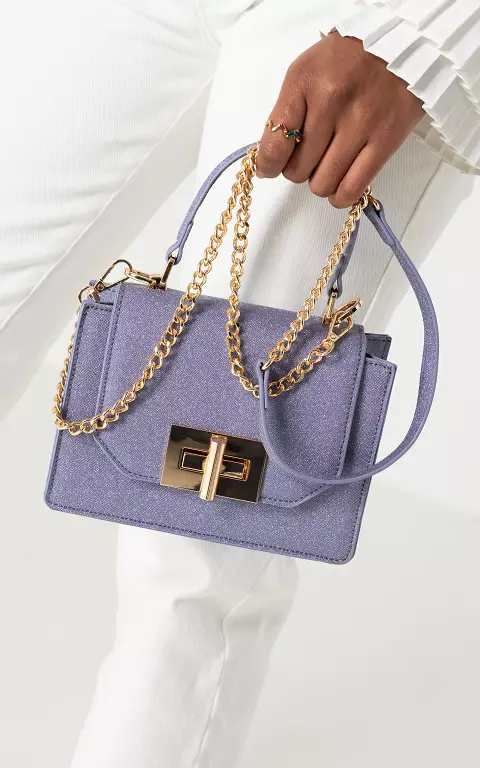 Bag with glitter details lilac