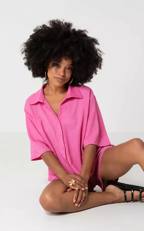 Blouse fluide rose