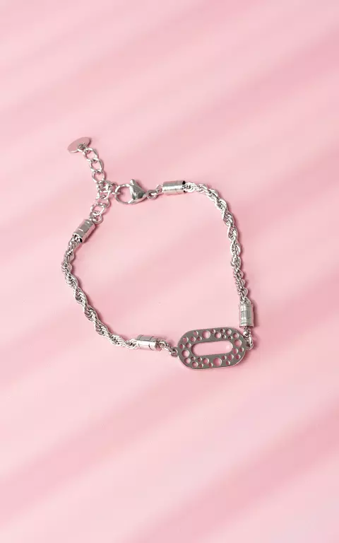 Adjustable bracelet silver