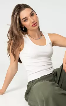 Basic tanktop | Wit | Guts & Gusto
