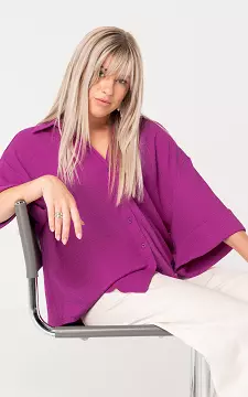 Oversized blouse | Fuchsia | Guts & Gusto