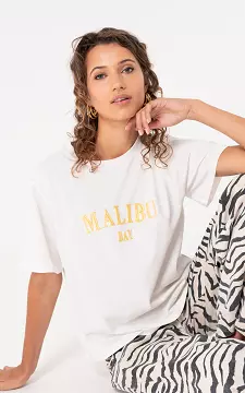 Shirt #101705 | Weiß Hellgelb | Guts & Gusto