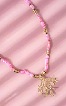 Ketting met kralen | Roze Goud | Guts & Gusto