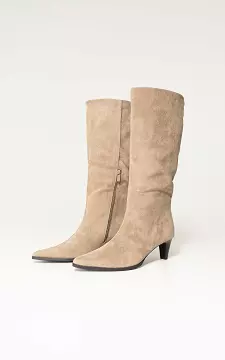 Hoge laars | Beige | Guts & Gusto