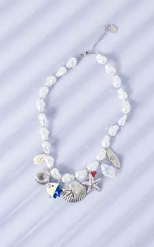 Verstellbare Kette  | Weiß Silber | Guts & Gusto