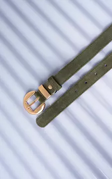 Wildledergürtel | Grün Gold | Guts & Gusto
