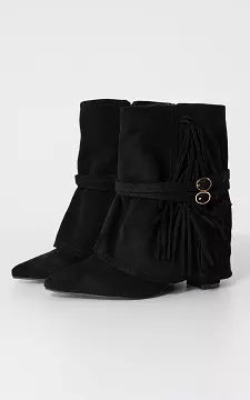 Overlap cowboy boots | Black | Guts & Gusto