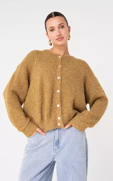 Vest met knopen | Camel | Guts & Gusto
