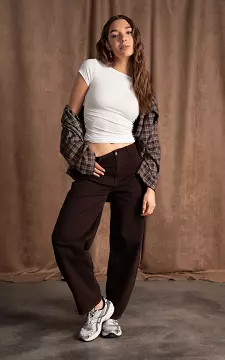 Ballonfit jeans | Dark Brown | Guts & Gusto