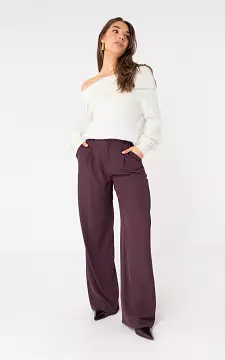 Straight Fit Hose | Dunkellila | Guts & Gusto