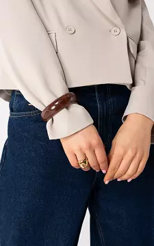 Bangle bracelet | Brown | Guts & Gusto