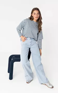 Wide straight jeans | Light Blue | Guts & Gusto